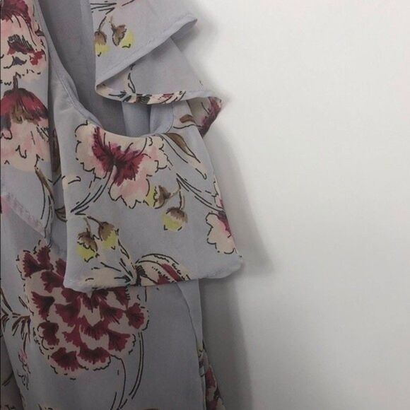 Japna Floral Cami Ruffle Detail Around Back (255) - Picture 4 of 6